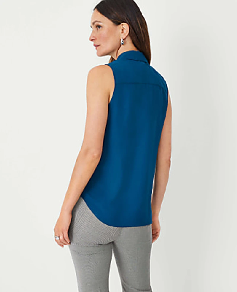 Ann Taylor Sleeveless Essential Shirt Women's