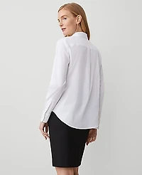 Ann Taylor Petite Relaxed Perfect Shirt Women's