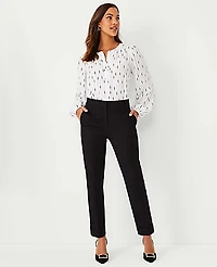 Ann Taylor The High Rise Eva Ankle Pant Cappuccino Tan Women's