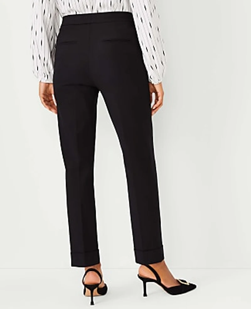 Ann Taylor The Petite High Rise Eva Ankle Pant Cappuccino Tan Women's