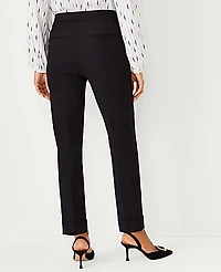 Ann Taylor The Petite High Rise Eva Ankle Pant Cappuccino Tan Women's
