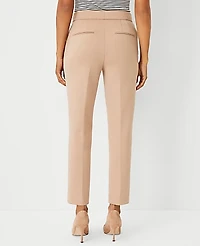 Ann Taylor The Tall Ankle Pant Double Knit Natural Camel Women's