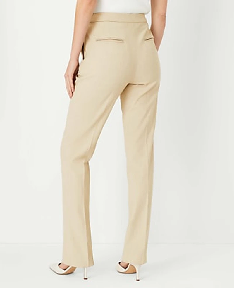 Ann Taylor The Side Zip Straight Pant Bi-Stretch Women's