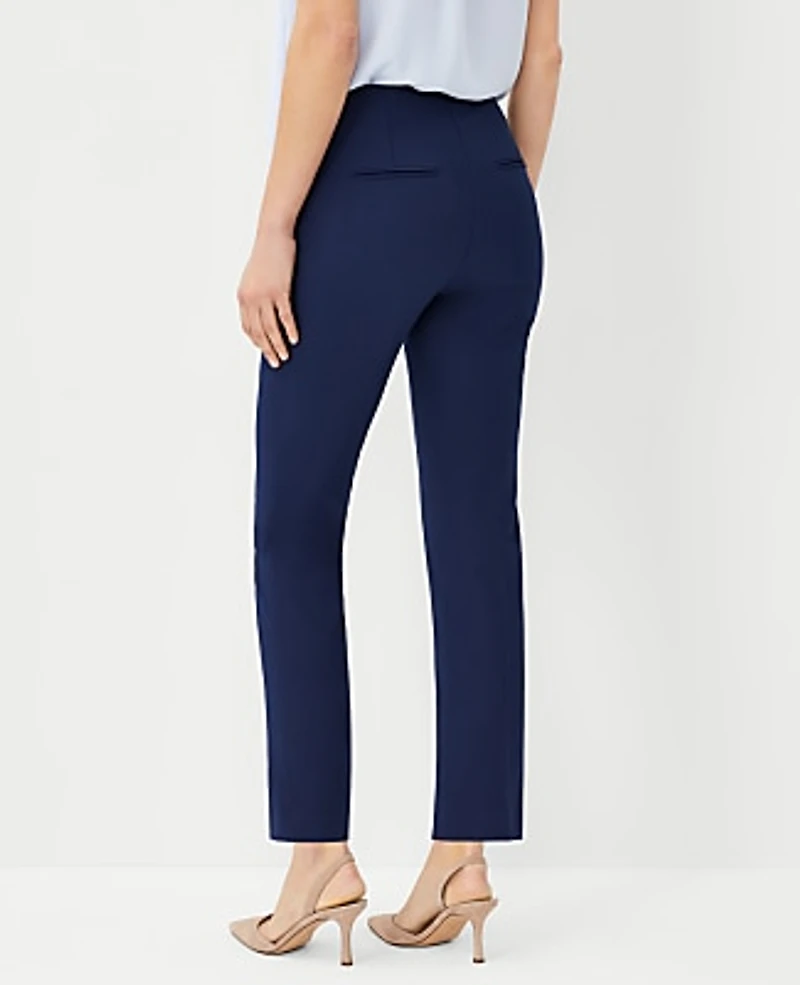 Ann Taylor The Side Zip Ankle Pant Bi-Stretch Pure Sapphire Women's