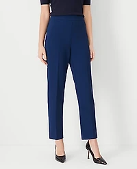Ann Taylor The Side Zip Ankle Pant Fluid Crepe