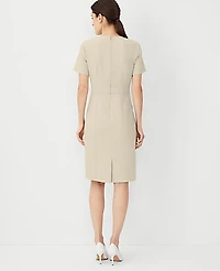 Ann Taylor The Short Sleeve Sheath Dress Bi-Stretch — Curvy Fit Women's