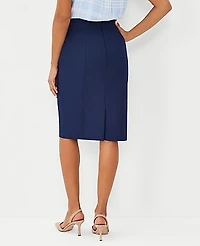 Ann Taylor The Petite Seamed Pencil Skirt Bi-Stretch Women's