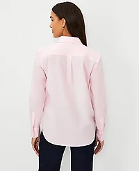 Ann Taylor Relaxed Perfect Shirt Size 2XL Pale Petal Women's