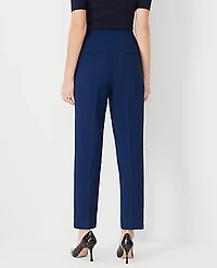 Ann Taylor The Petite Side Zip Ankle Pant Fluid Crepe Pure Sapphire Women's