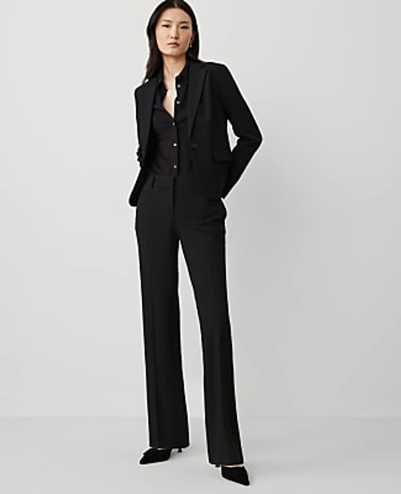 Ann Taylor The Petite Mid Rise Trouser Seasonless Stretch Women's
