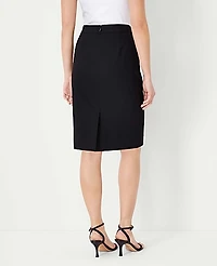 Ann Taylor The Petite Seamed Pencil Skirt Seasonless Stretch Women's