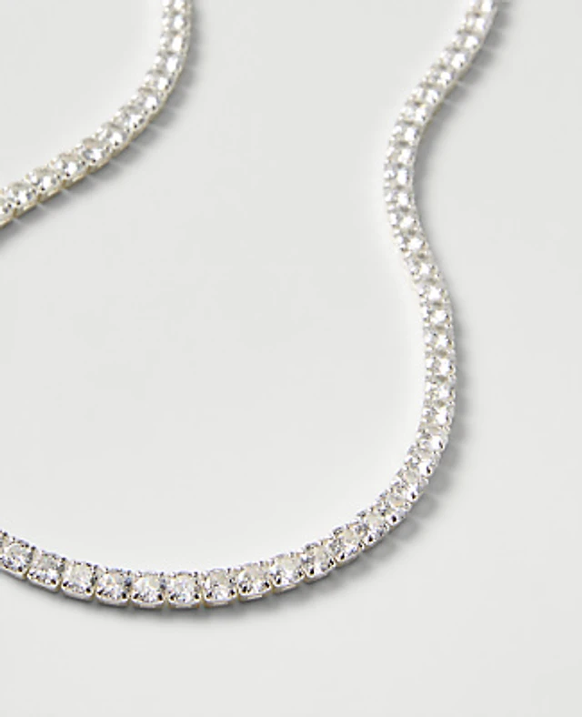 Ann Taylor Tennis Necklace Women's