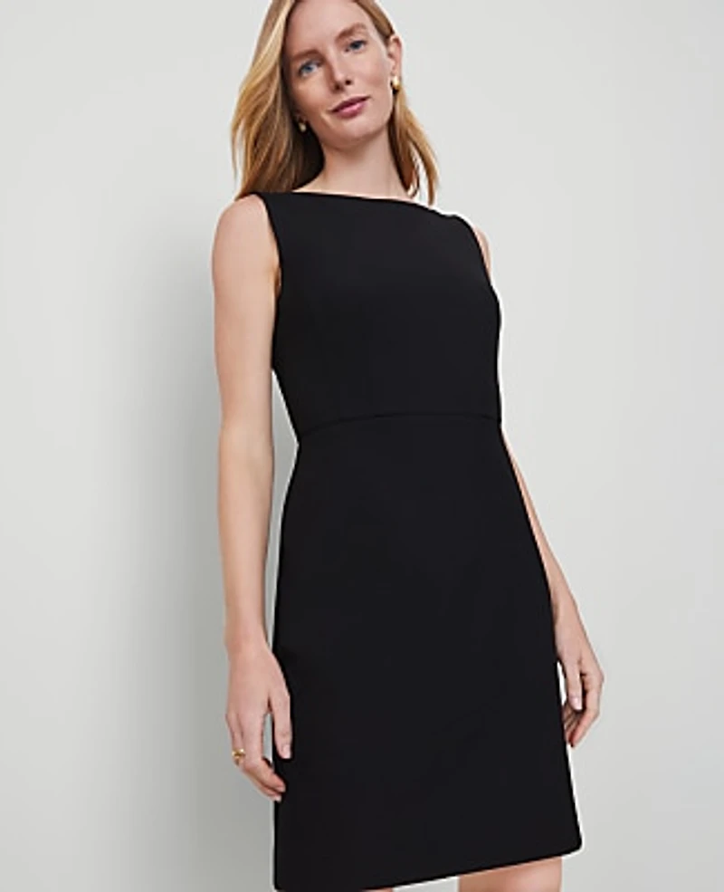 Ann Taylor The Boatneck Dress Seasonless Stretch Women's