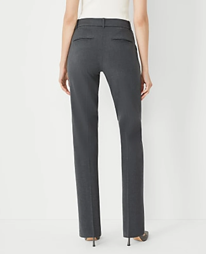 Ann Taylor The Straight Pant Seasonless Stretch Modern Charcoal Women's