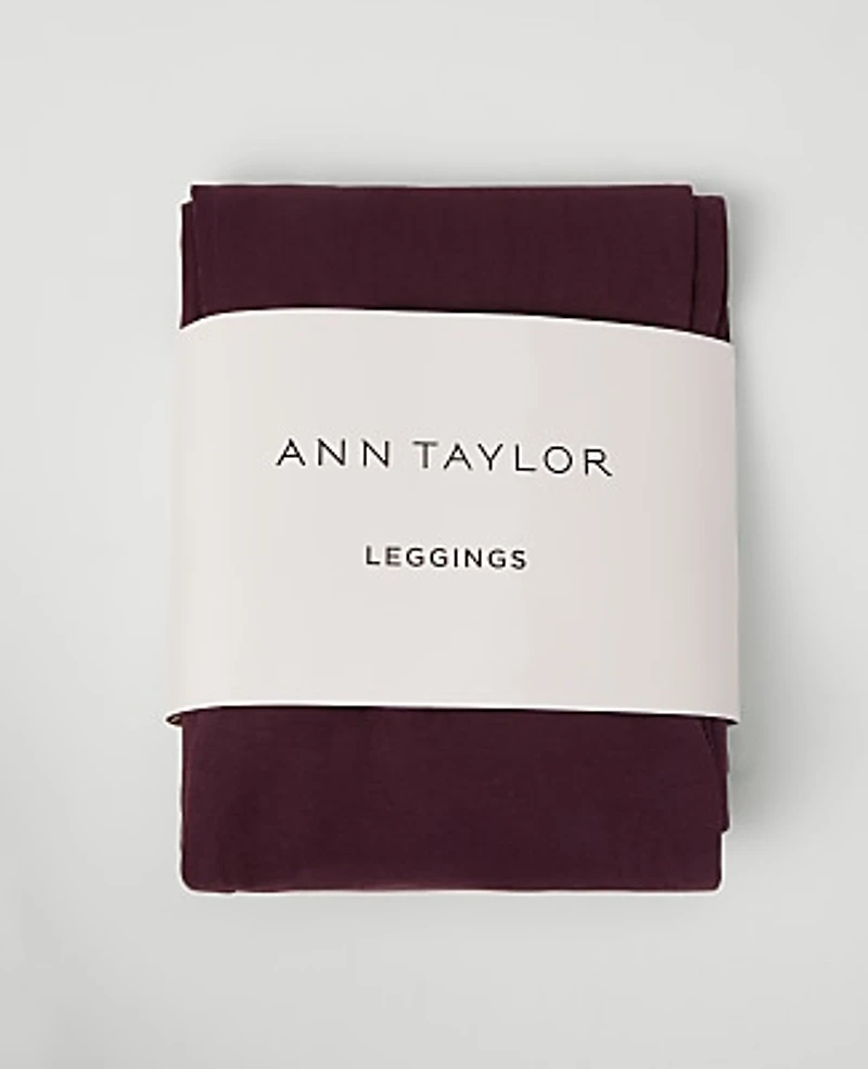 Ann Taylor Classic Easy Fit Legging Plum Rose Women's