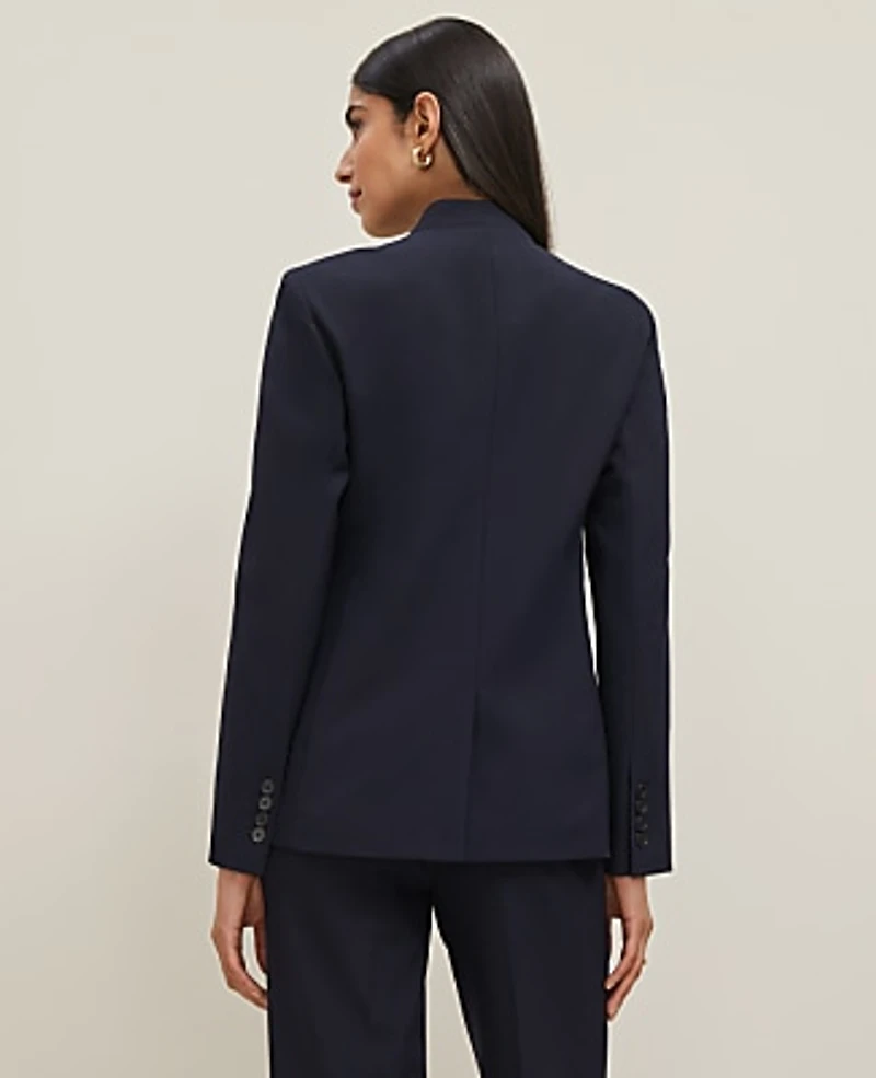 Ann Taylor The Collarless Blazer Seasonless Stretch Women's