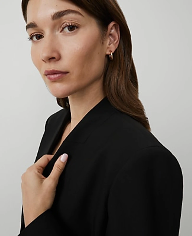 Ann Taylor The Collarless Blazer Seasonless Stretch Women's