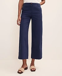 Ann Taylor Weekend Wide-Leg Ankle Pant Women's