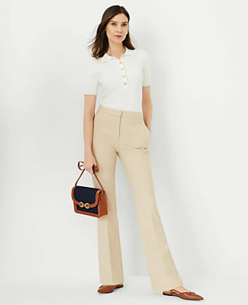 Ann Taylor The High Rise Skinny Trouser Bi-Stretch Toasted Oat Women's