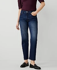 Ann Taylor Petite Straight Jeans Size 00 Women's