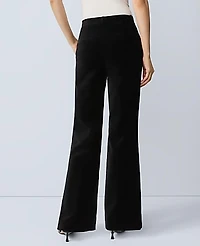 Ann Taylor The Jayne Trouser Velvet Black Women's