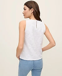 Ann Taylor Petite Daisy Appliqué Tank Top 2XS Women's