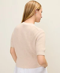 Ann Taylor Elbow Sleeve Cardigan Women's