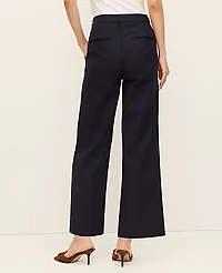 Ann Taylor The Petite High Rise Everyday Ankle Pant Doubleweave Night Sky Women's