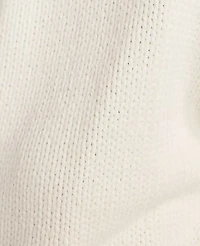 Ann Taylor Haven Well Within Chunky Cotton Blend Belted Cardigan Ivory Women's