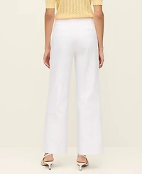 Ann Taylor The Grace Straight Pant — Curvy Fit White Women's
