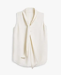 Ann Taylor Bow Neck Shell Top Women's