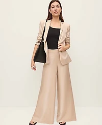 Ann Taylor The Hutton Blazer Shine Pale Sandalwood Women's