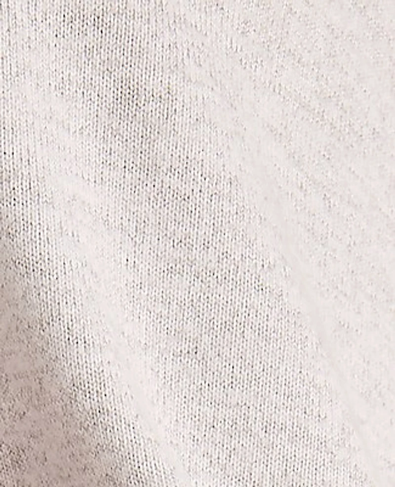 Ann Taylor Haven Well Within Cozy Knit Open Front Cardigan Light Grey Heather Women's