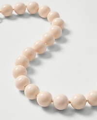 Ann Taylor Stone Statement Necklace Ivory Women's
