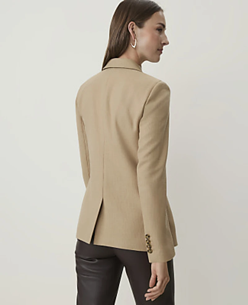 Ann Taylor The Greenwich Blazer Cashew Crunch Women's