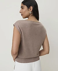 Ann Taylor Boatneck Sweater Shell Top Women's