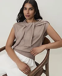 Ann Taylor Boatneck Sweater Shell Top Women's