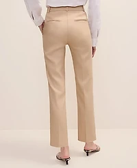 Ann Taylor The Everyday Ankle Pant Linen Blend Cool Sesame Women's