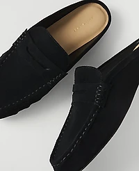 Ann Taylor Weekend Suede Loafer Slide Women's