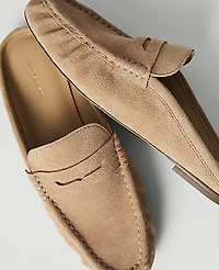Ann Taylor Weekend Suede Loafer Slide Women's