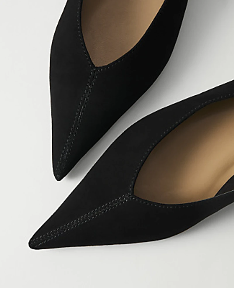 Ann Taylor Suede Ballet Flat Women's