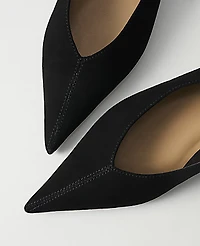 Ann Taylor Suede Ballet Flat Women's