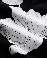 Ann Taylor Floral Scarf Black Women's