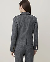 Ann Taylor The Petite Modern Newbury Blazer Dark Monochrome Women's