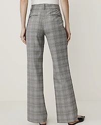 Ann Taylor The Jayne Trouser Plaid — Curvy Fit Blue Women's