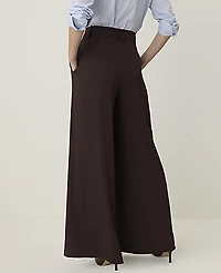 Ann Taylor The Petite Multi Pleated Wide Leg Pant Women's
