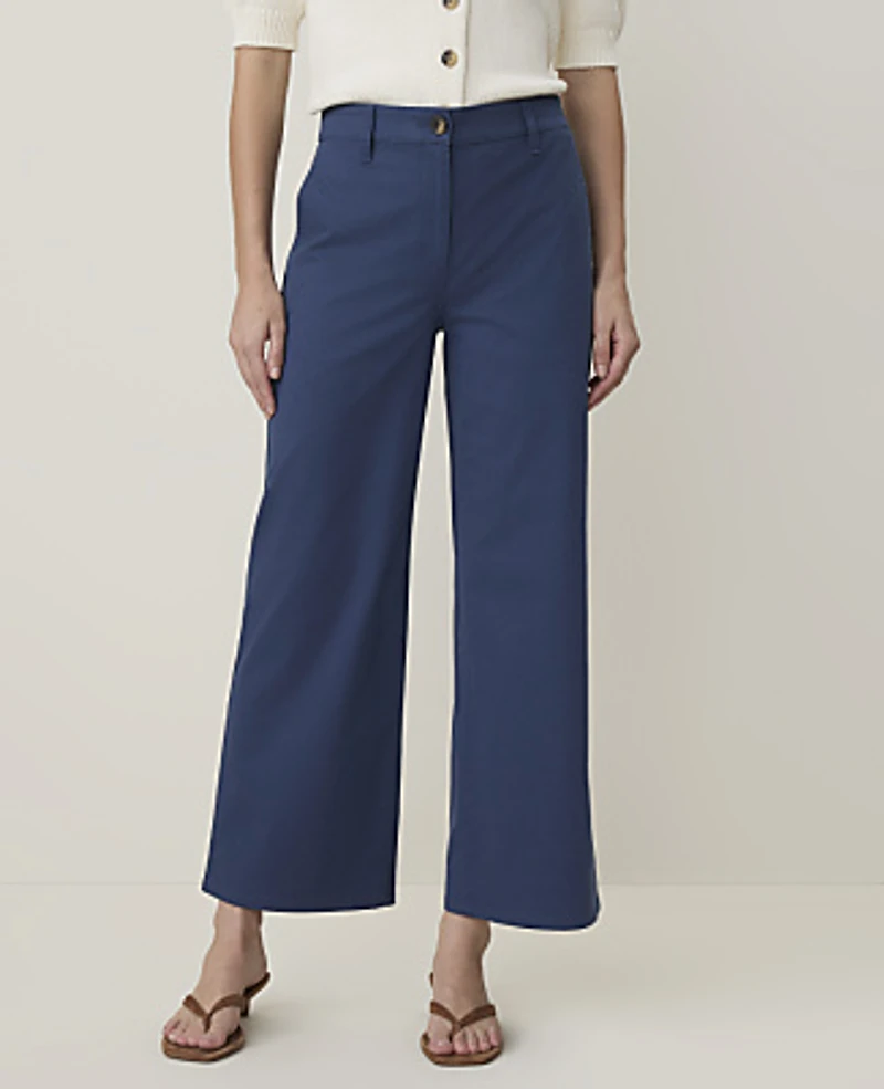 Ann Taylor Petite Weekend Straight Ankle Pant Women's