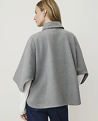 Ann Taylor Weekend Collared Poncho Women's