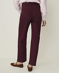 Ann Taylor Weekend Straight Jean Purest Plum Women's