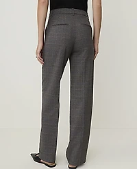 Ann Taylor The Petite Plaid Caroline Pant Dark Women's